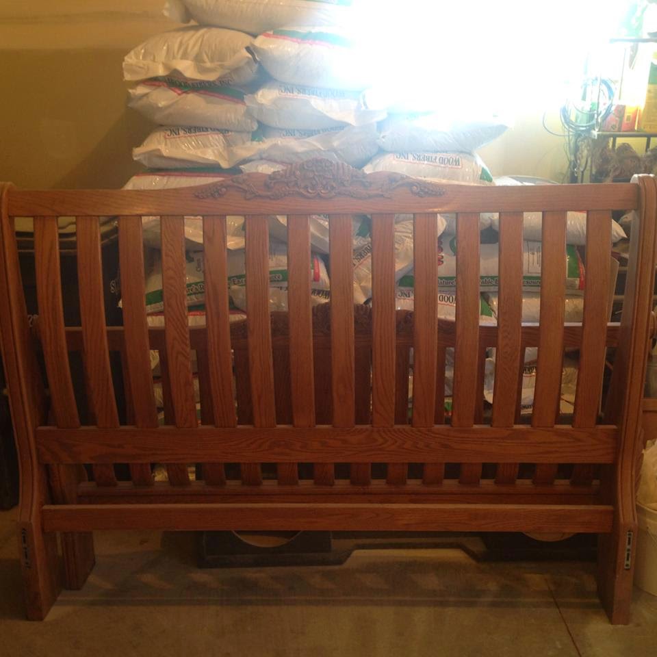 {createinspire} Oak Headboard/Footboard