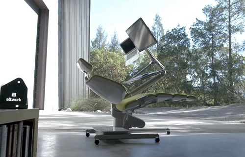 Altwork Station Is A Combination Of Workstation And Adaptive Chair