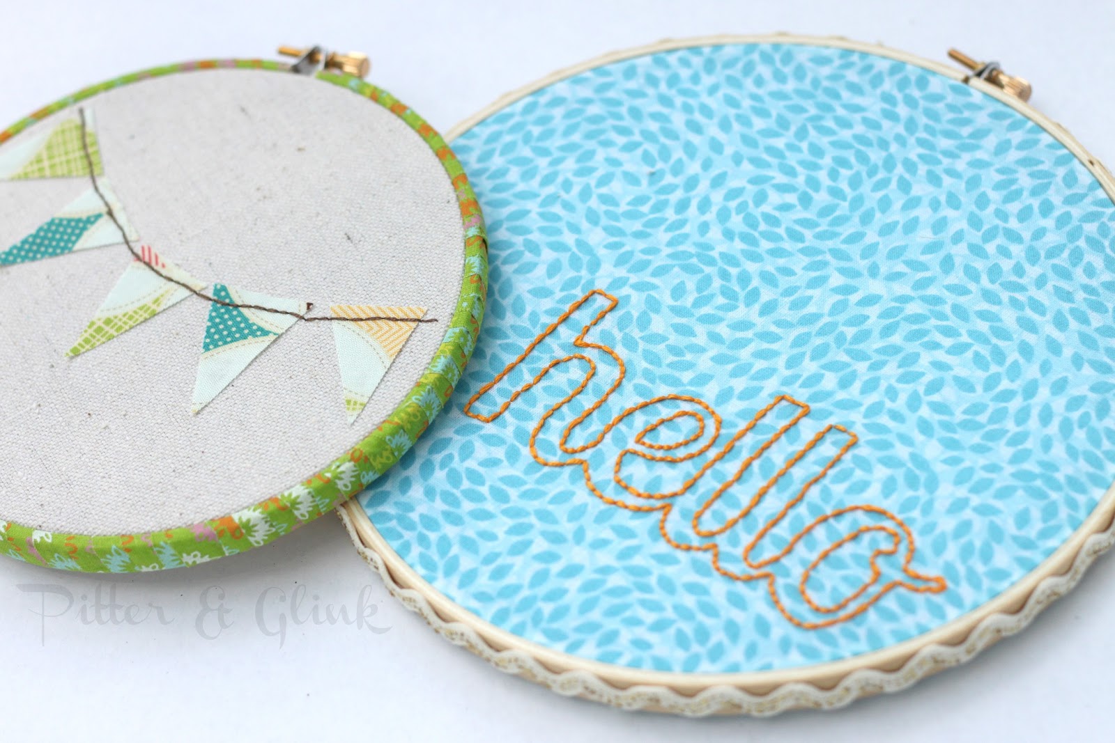 Pitterandglink embroidery hoop art Pitterandglink embroidery hoop art