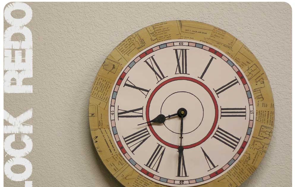 jbs inspiration Clock redo by Kerry Lynn Yeary