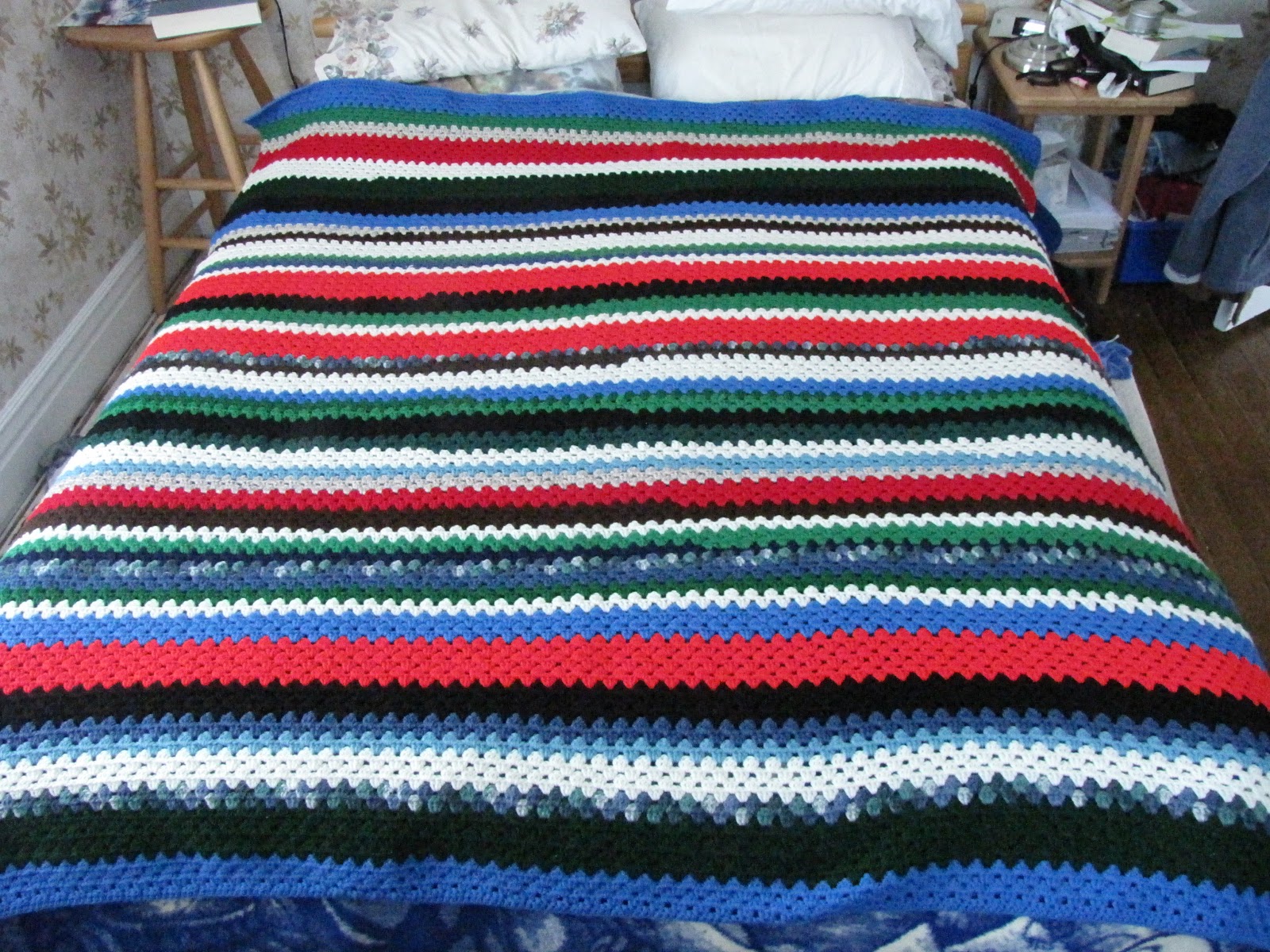 Saucy Ramblings Granny Stripes Blanket