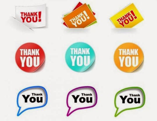 Thank You Stickers Vector Collection Thank You Stickers Vector Collection