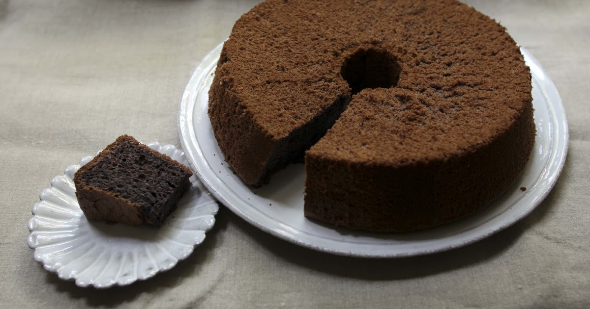 62 degree gluten free chiffon cake black glutinous rice flour