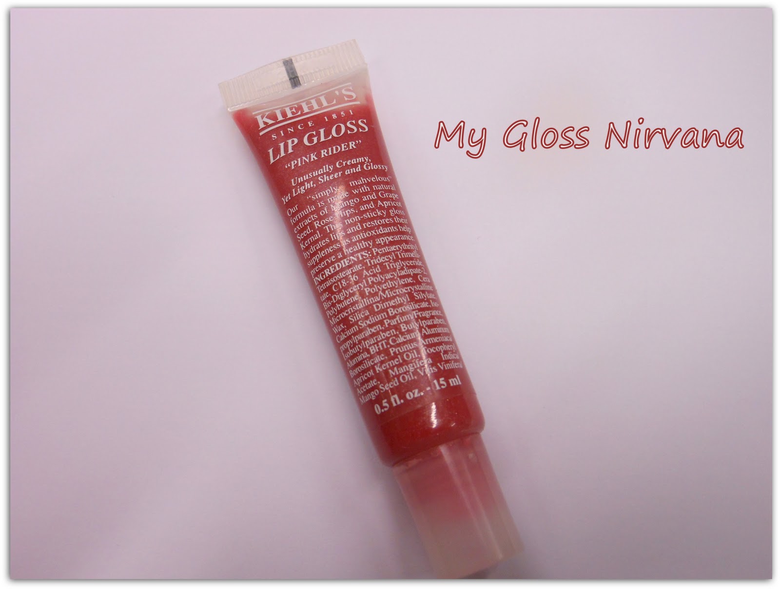 CherrySue, Doin' the Do Kiehl's Lip Gloss Pink Rider