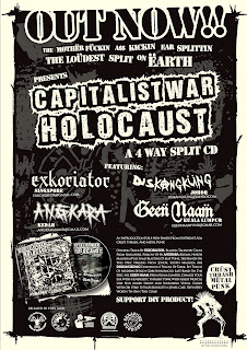 Capitalist War Holocaust –  4 Way Split (2012)