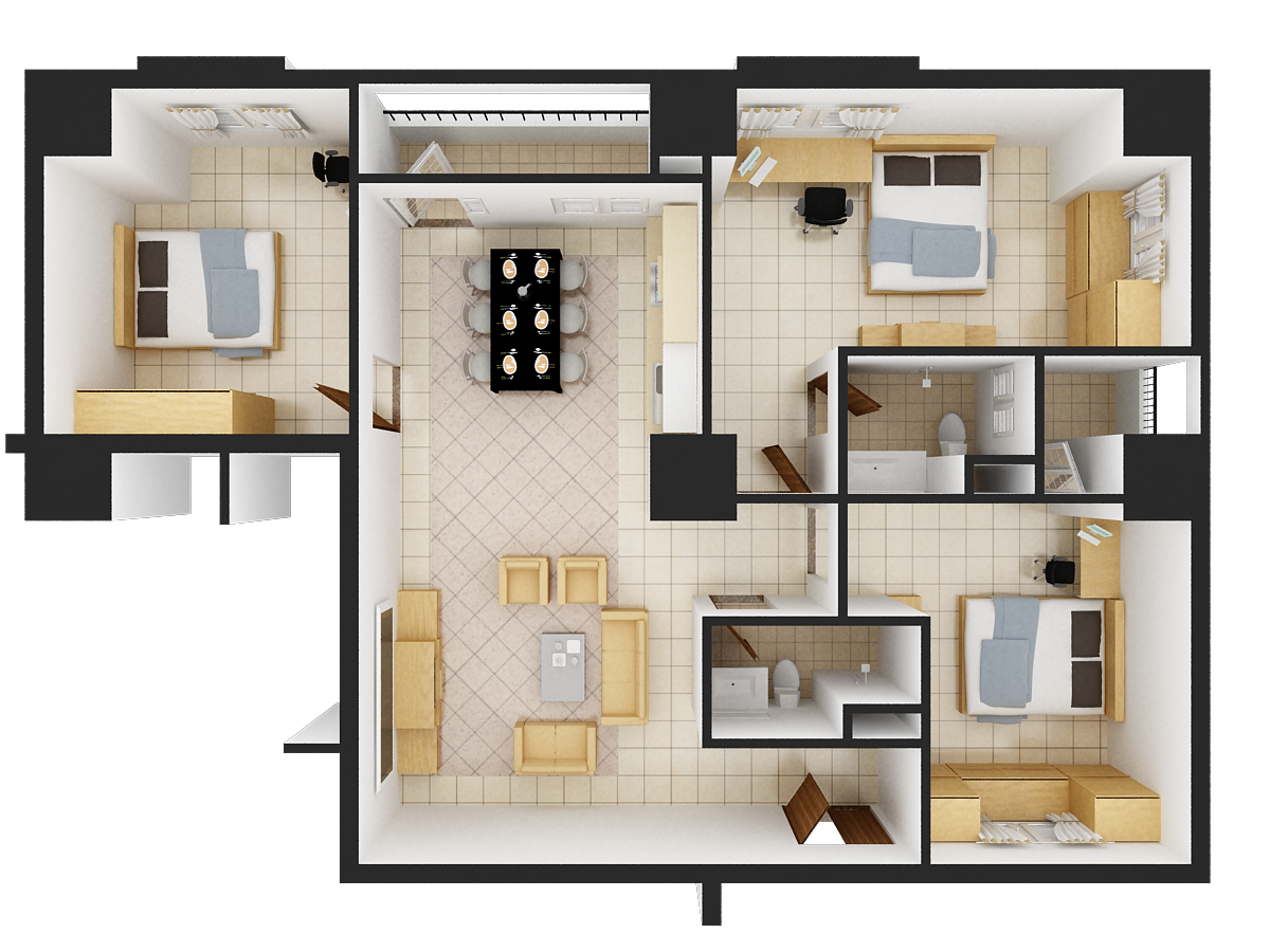 Mở Bán chung cư 136 Hồ Tùng Mậu 14trm2