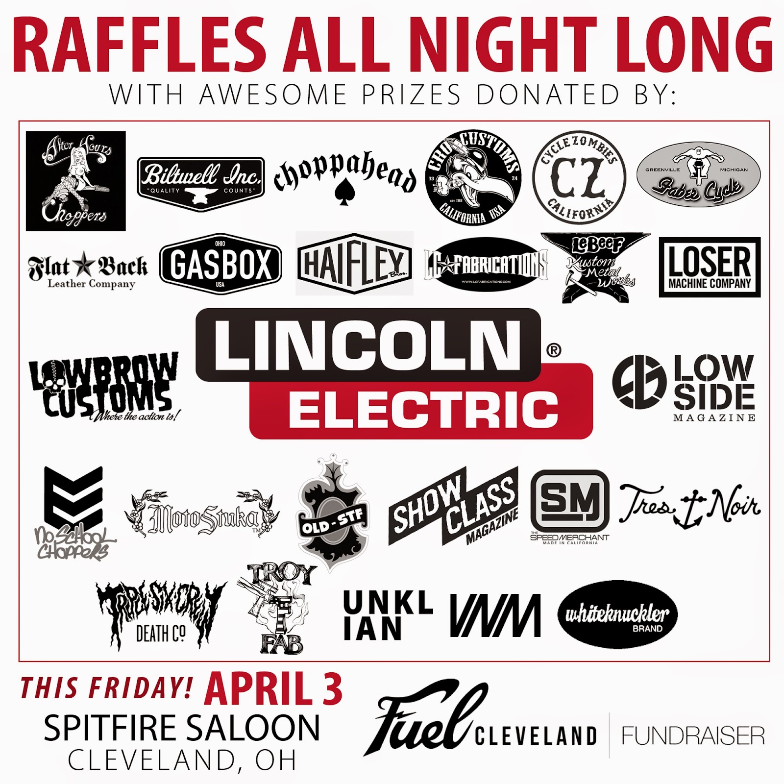 raffle items for fundraiser