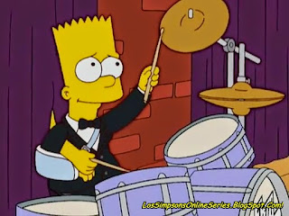 Jazz y y los Gatitos, Bart toca bateria, Bart se hace la paja, marge desnuda