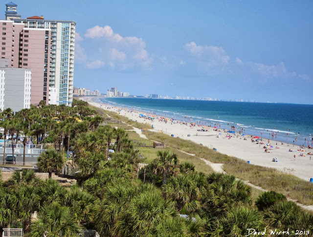 myrtle beach coast line view