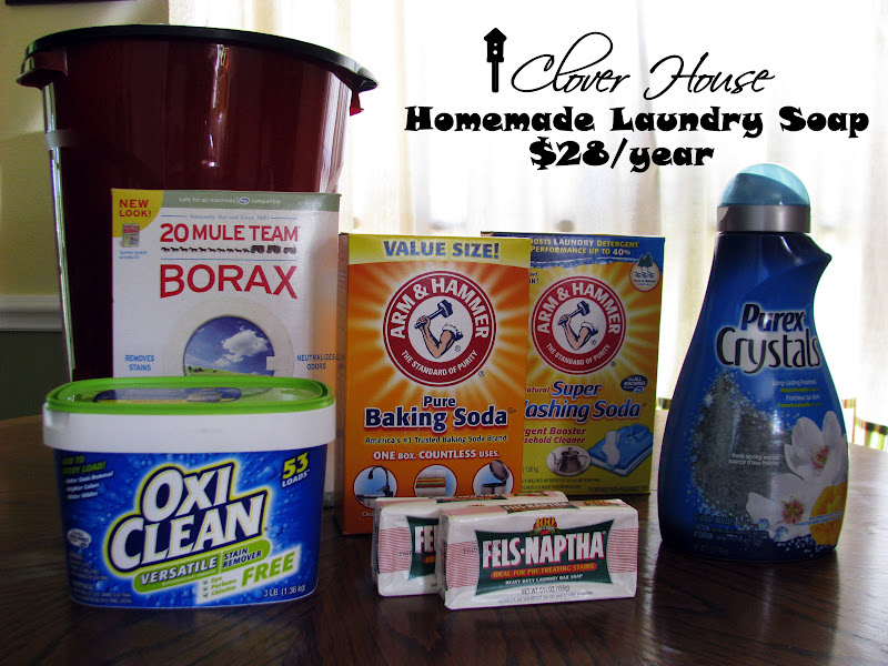 Clover House DIY Laundry Detergent