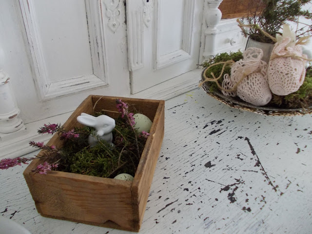 Flohmarkt impressionen: shabby ostern Osterdeko shabby chic
