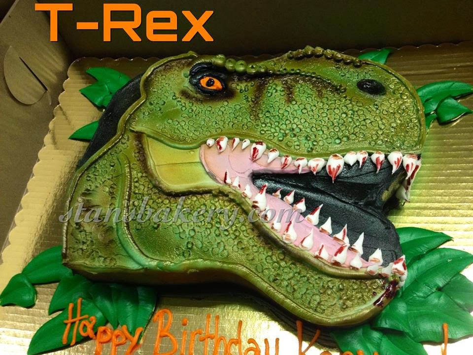 leslie s cool cakes from stan s northfield bakery t rex cake