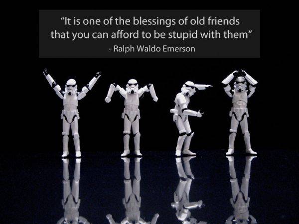 Ralph Waldo Emerson Very cool compilation of quotes on friendship overlaid onto pictures. So many beautiful words about friendship were said. It is always interesting to know, what was friendship for such people like Muhammad Ali, Bob Marley, Oscar Wilde or Friedrich Nietzsche.