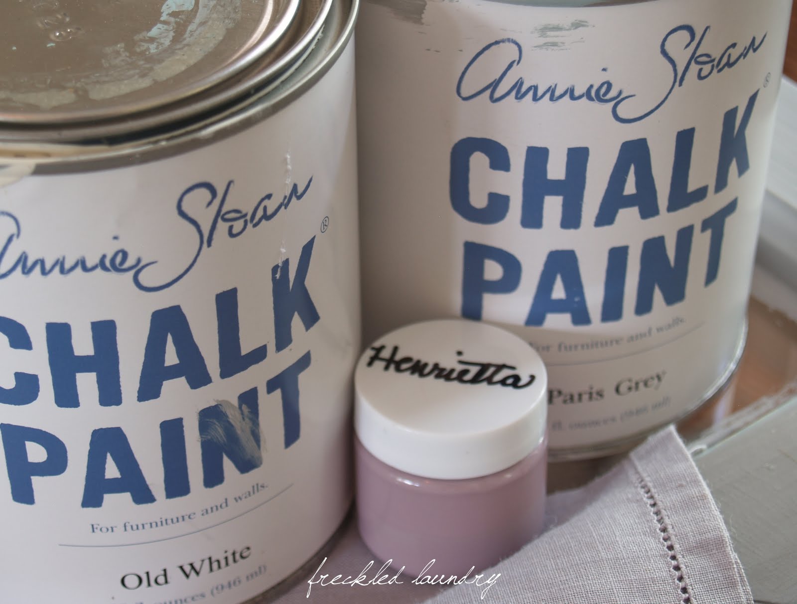 lavender chalk paint window