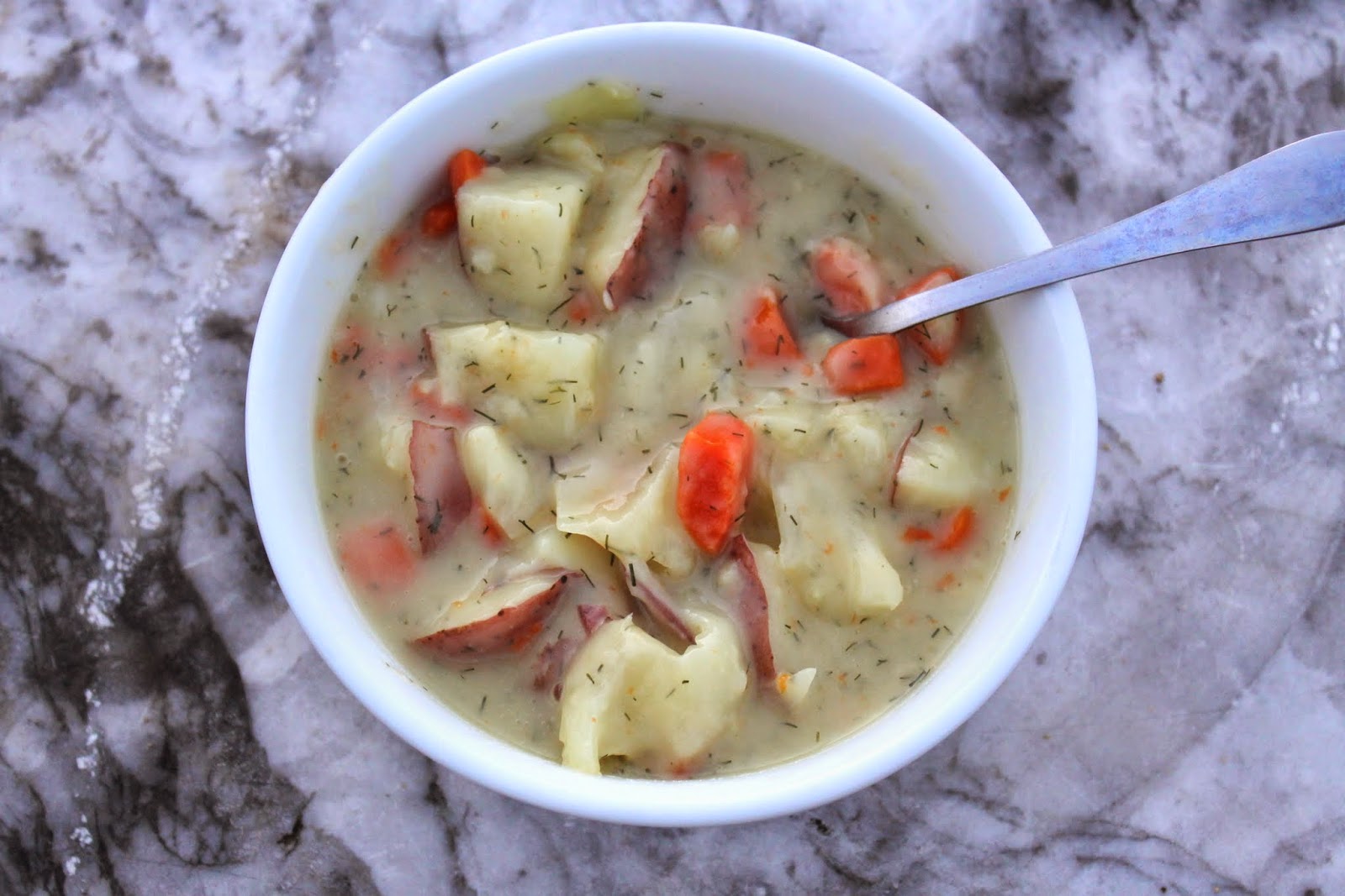 born imaginative. Creamy Potato Cabbage Soup