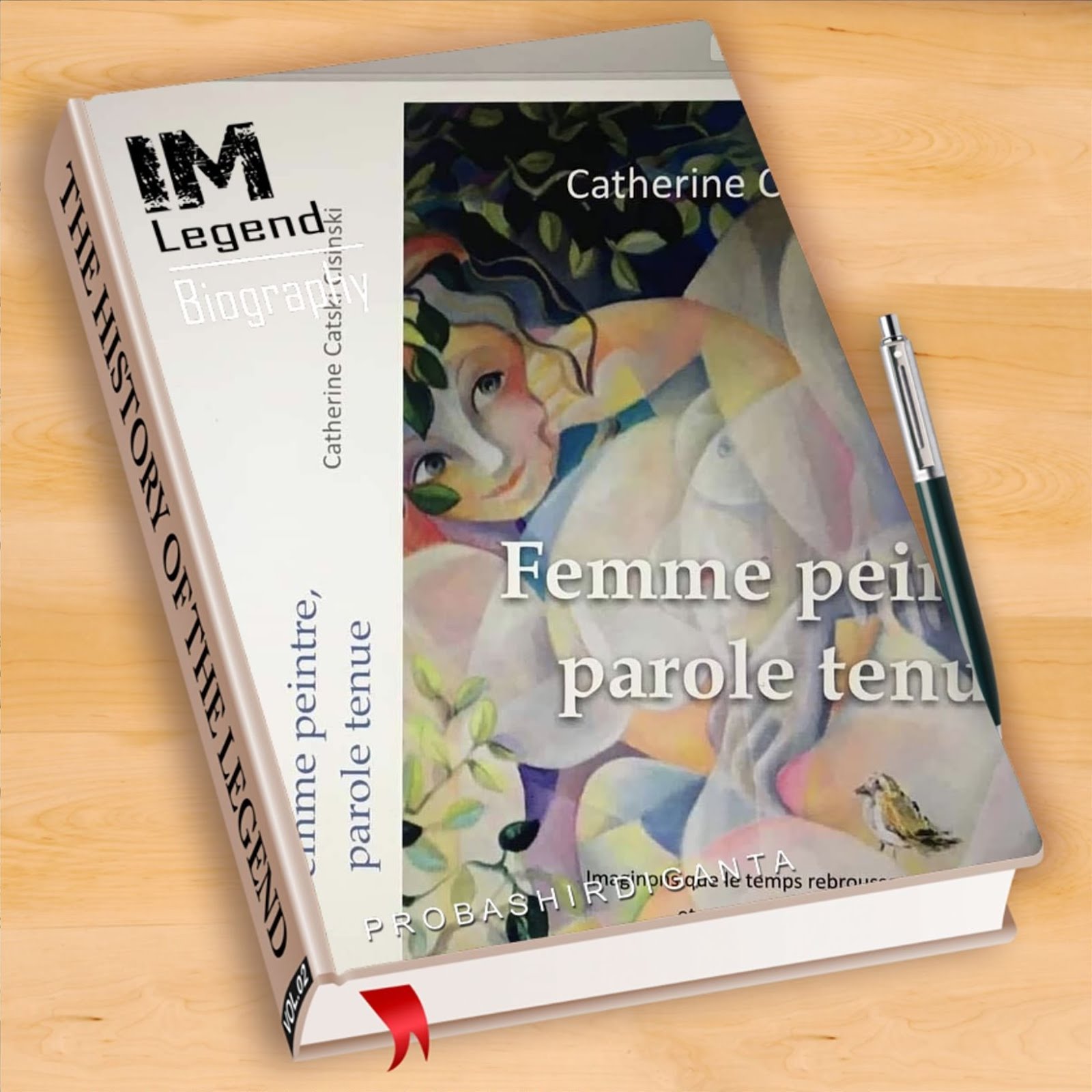 femme peintre parole tenue