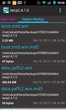 Nandroid Manager * ROOT - Screenshoot Nandroid Manager * ROOT Apk Download