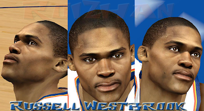 NBA 2K14 Russell Westbrook Cyberface Patch