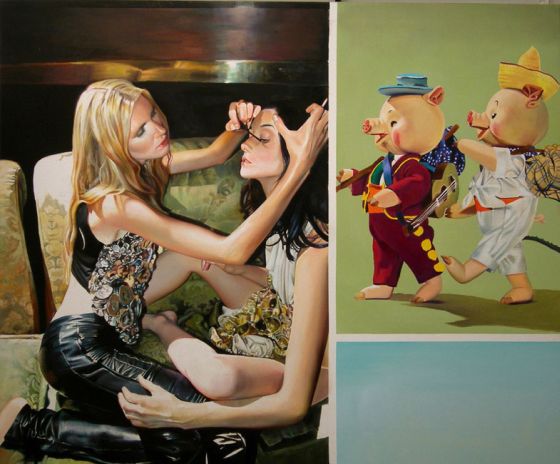 diego gravinese pinturas hiper realistas surreais