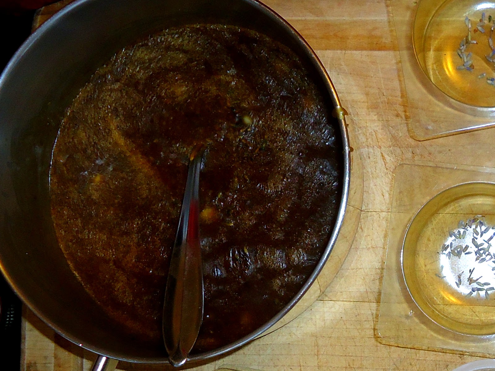 It's Not Weird to Have a Tub of Leftover Soap Scraps {Recyled Soap