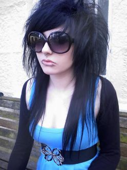 Show Tattoos Long Emo Hairstyles For Girls