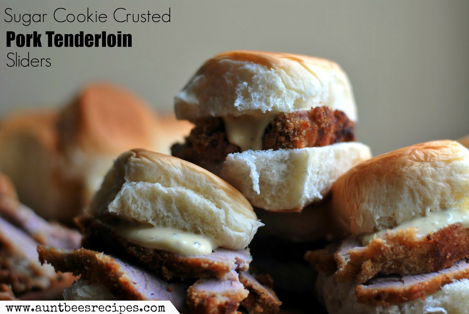 Sugar Cookie Crusted Pork Tenderloin Sliders With Dijon Thyme Mayonnaise Aunt Bee S Recipes Home » cookies » food cookies » fun friday finds: aunt bee s recipes