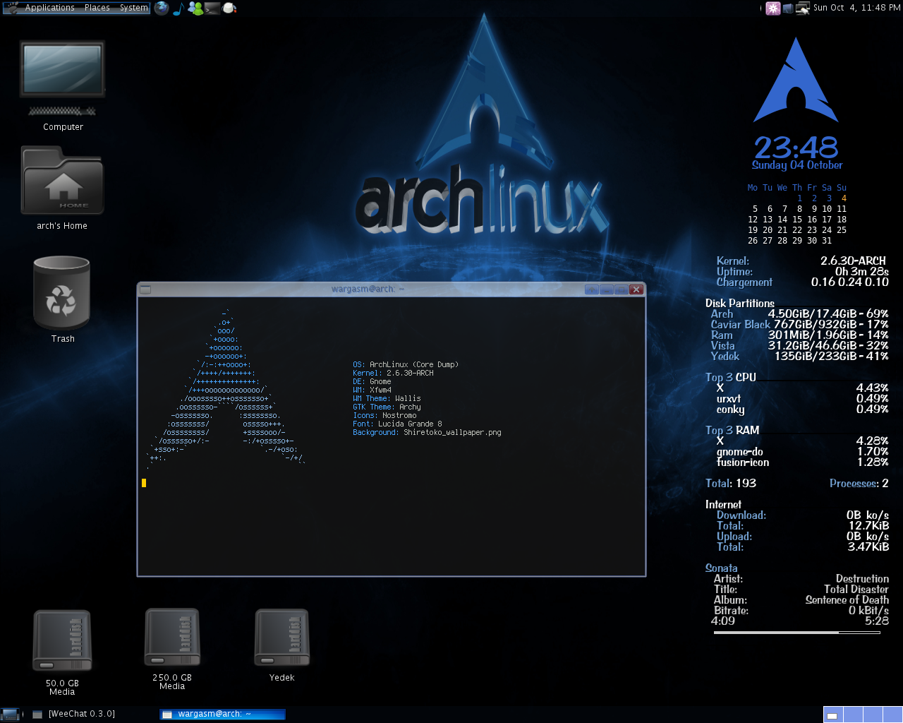 ubuntu Terminal Bergaya Arch di Ubuntu