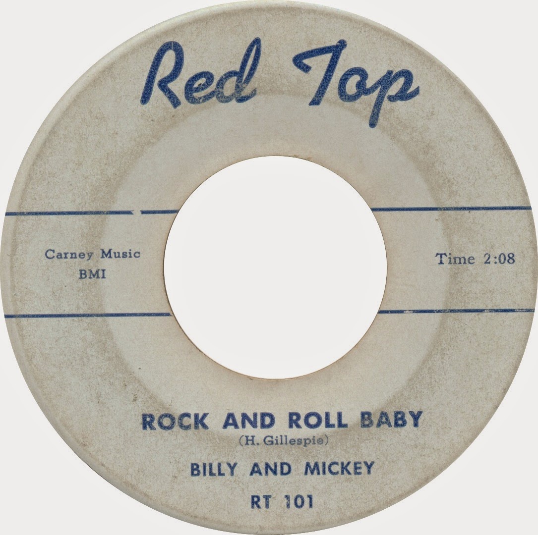 Philly on 45 Billy & Mickey "You Are" b/w "Rock And Roll Baby" (1958)