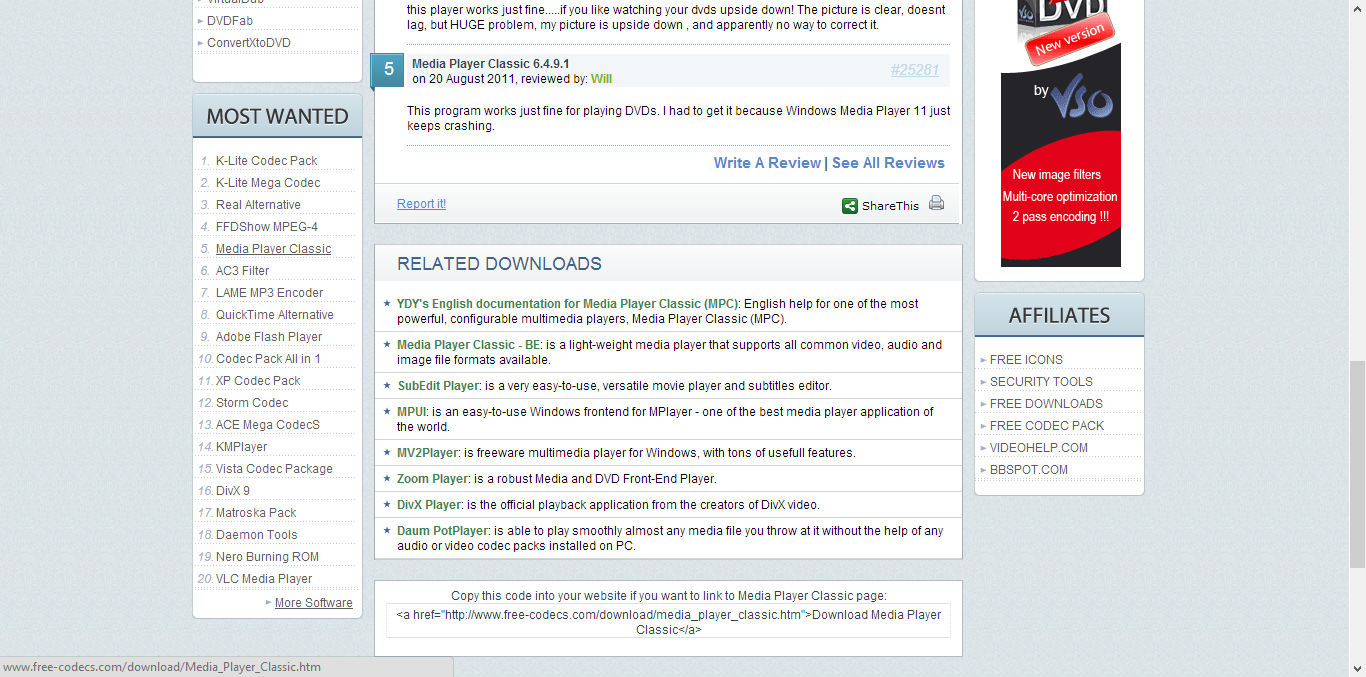 Media Player Classic Home Cinema 1713 Full Crack