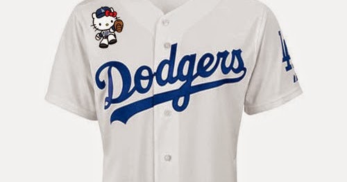 hello kitty dodgers shirt