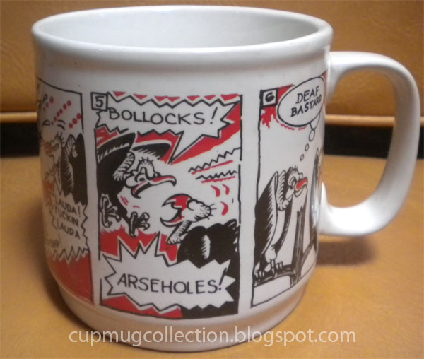 Cup and Mug Collection Comic Strip Mug about two birds funny conversation.