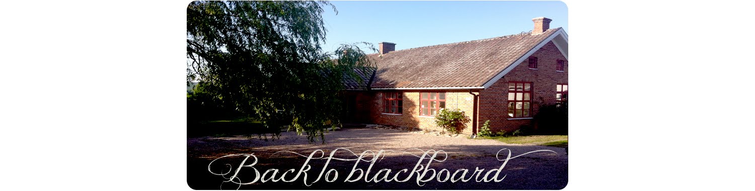 Back To Blackboard - Renoveringsblogg -  Skola till bostad