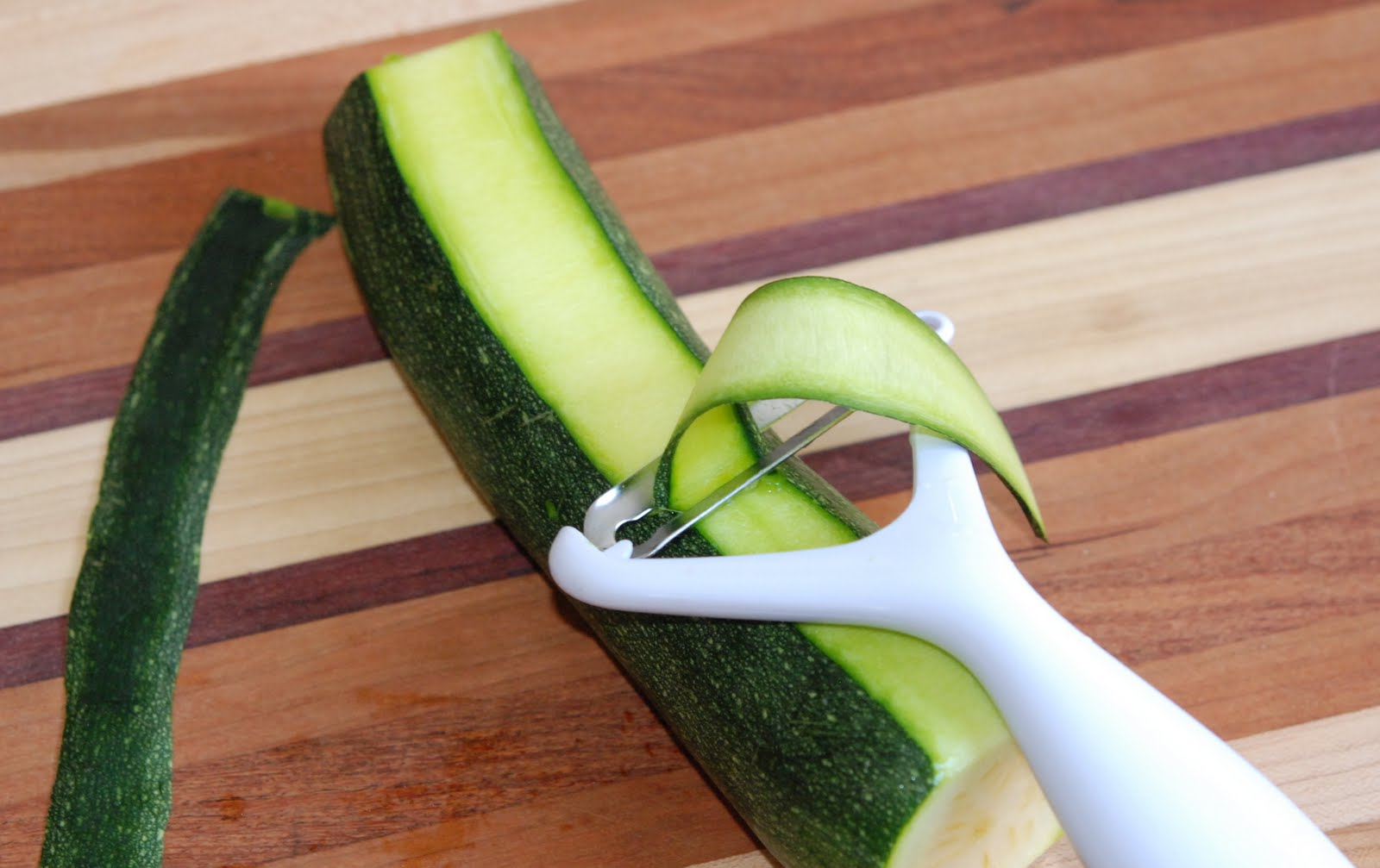 marys bites Zucchini Ribbon Salad with Lemon Parmesan Dressing
