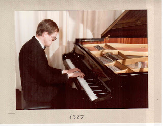 Nicola Sfredda teacher of piano in Rovereto, 1987