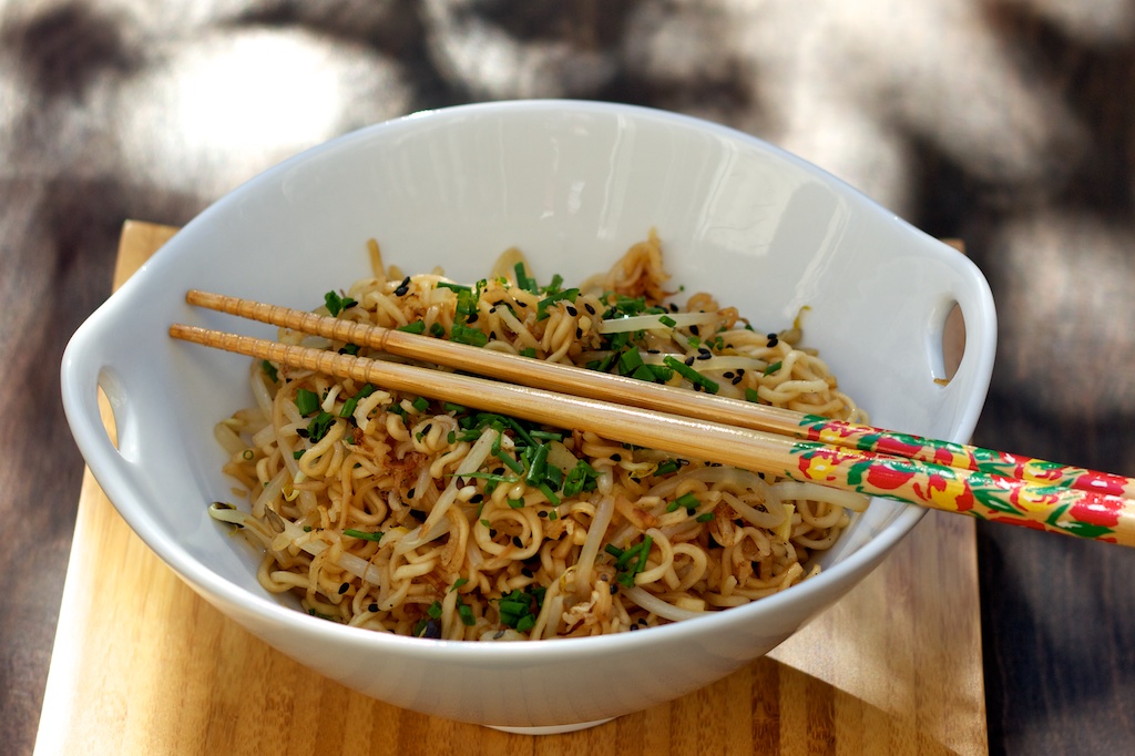 freshfromevaskitchen Hong Kong Soy Sauce Fried Noodles