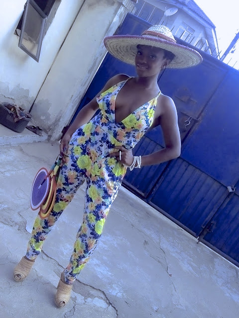 Nigerian singing sensation Ify Otuya in promotional outfit for debut single Body Work video.