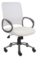 White Mesh Back Office chair