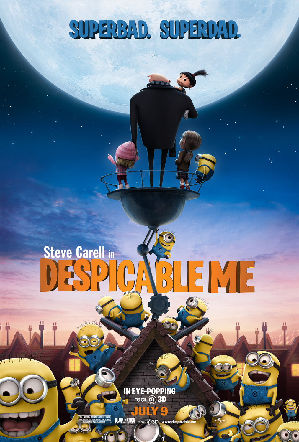 xem phim Kẻ Cắp Mặt Trăng - Despicable Me (2010) full hd vietsub online poster xem phim Kẻ Cắp Mặt Trăng - Despicable Me (2010) full hd vietsub online poster