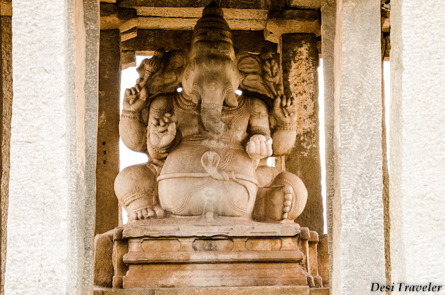 Giant Ganesha Hampi huge Ganesha idol found in the ruins of Hampi temple
