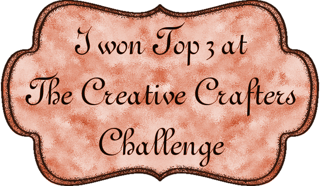 I Won a Top 3 at The Creative Crafters