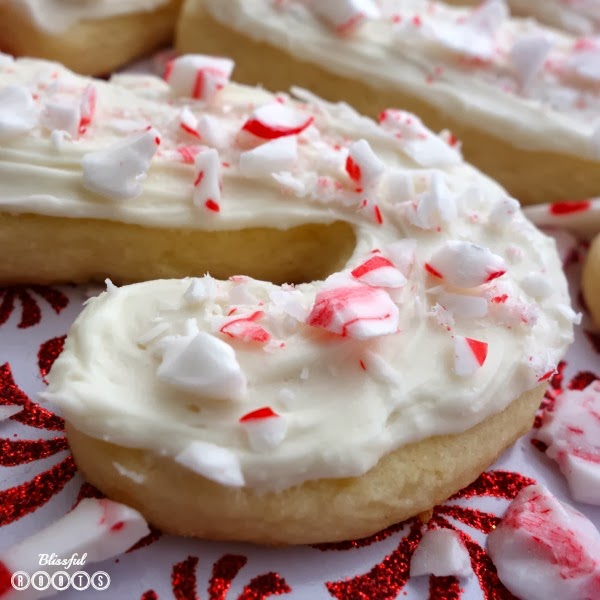 BLISSFUL ROOTS Crushed Candy Cane Sugar Cookies
