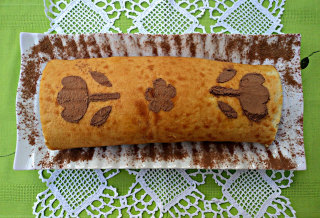 Brazo Gitano Con Crema De Chocolate Al Aroma De Vainilla