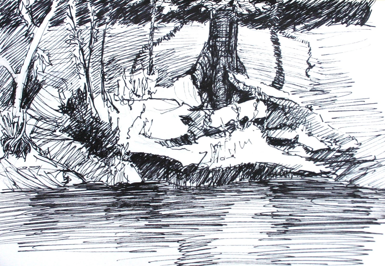 Art Stuff: Another River Sketch