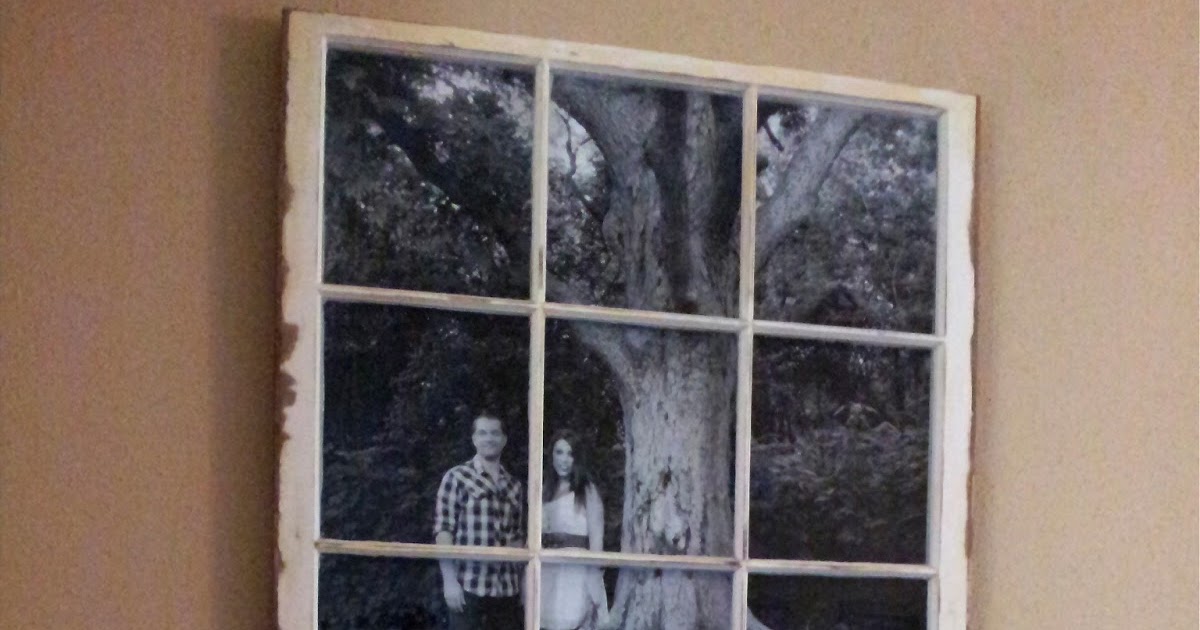 Contemporary Harbor Window Pane Picture Frame