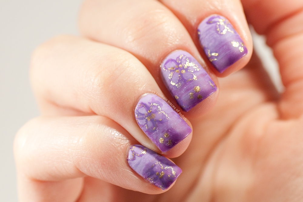 40 Great Nail Art Ideas Three Shades Of Purple May Contain Traces Of Polish