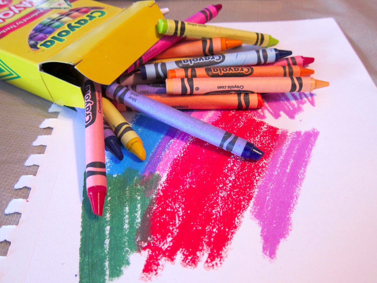 Crayon Transfer Technique at Artists in Blogland - Marcia Beckett