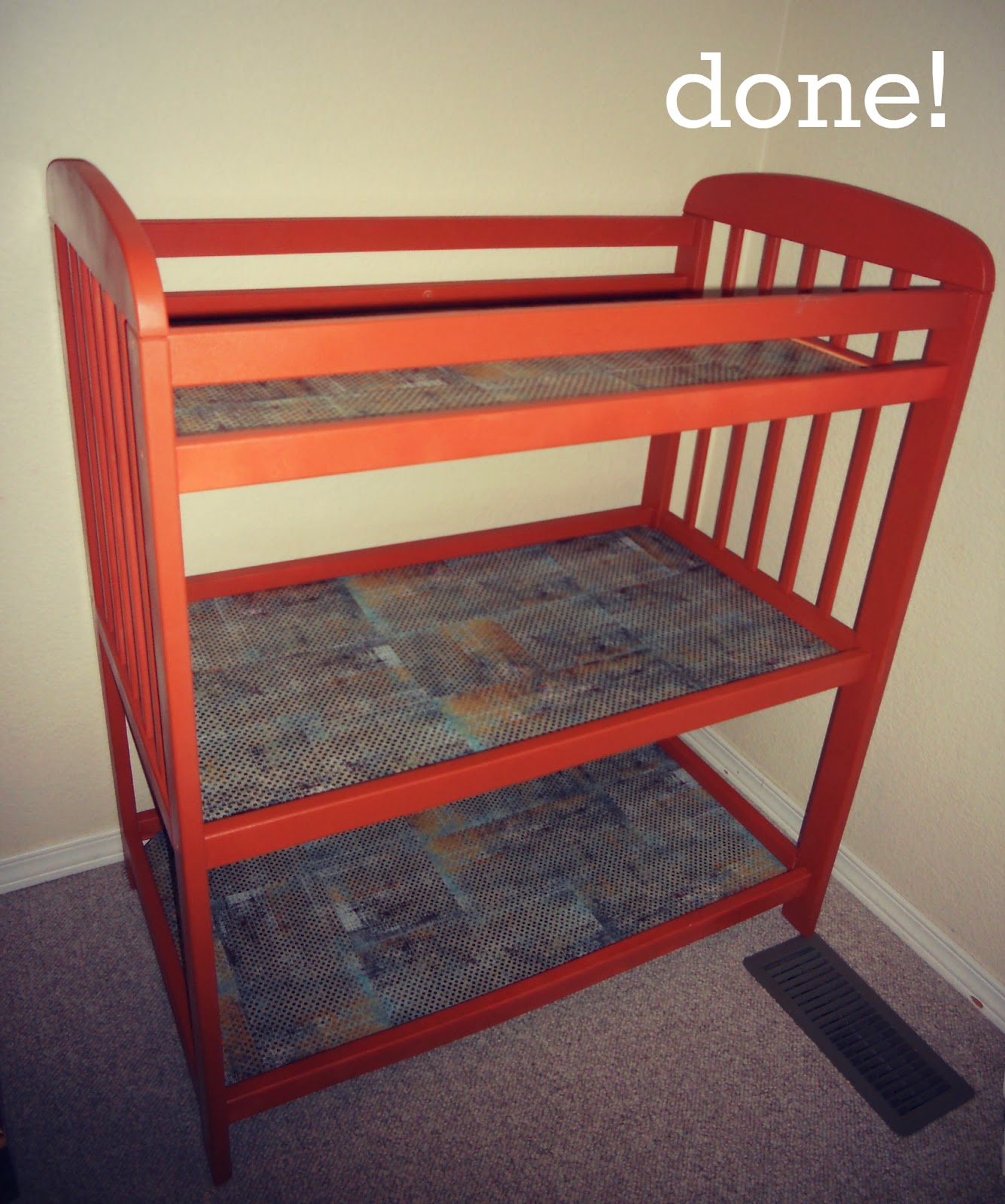 sweet european dreams Changing Table ReDo!