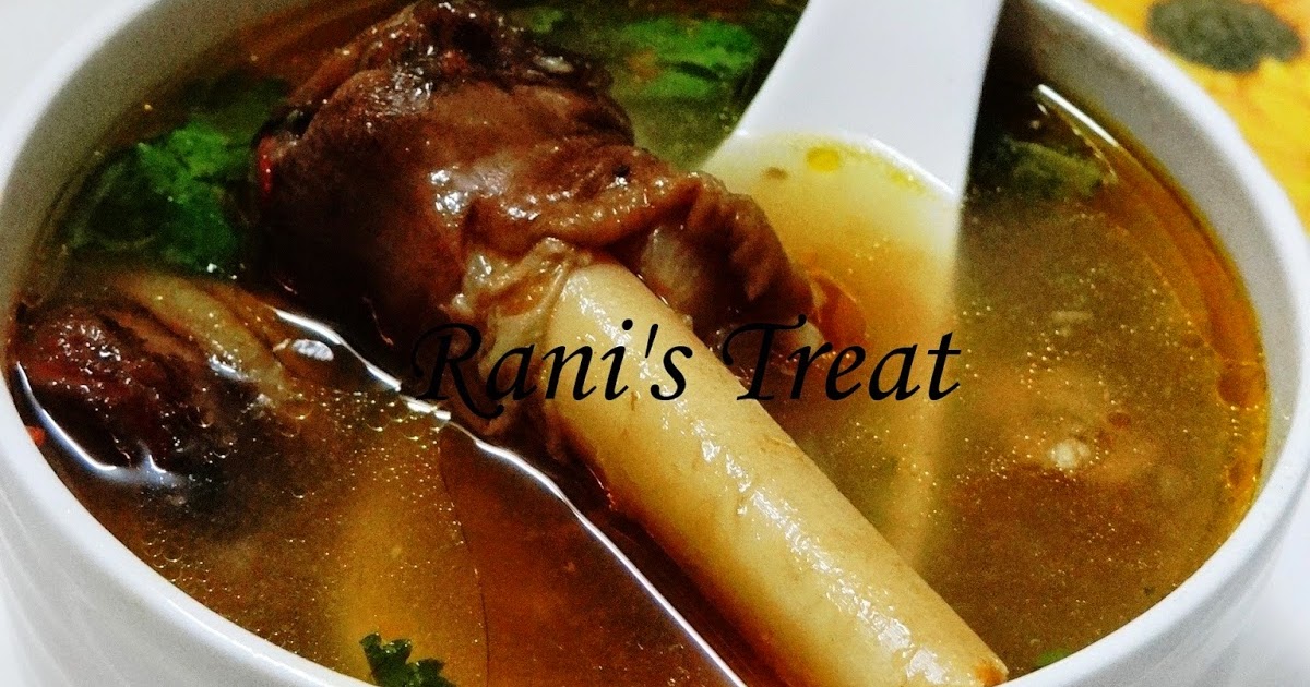 Rani's Treat Aattu Kaal Soup Goat Trotters Soup Goat Feet Soup