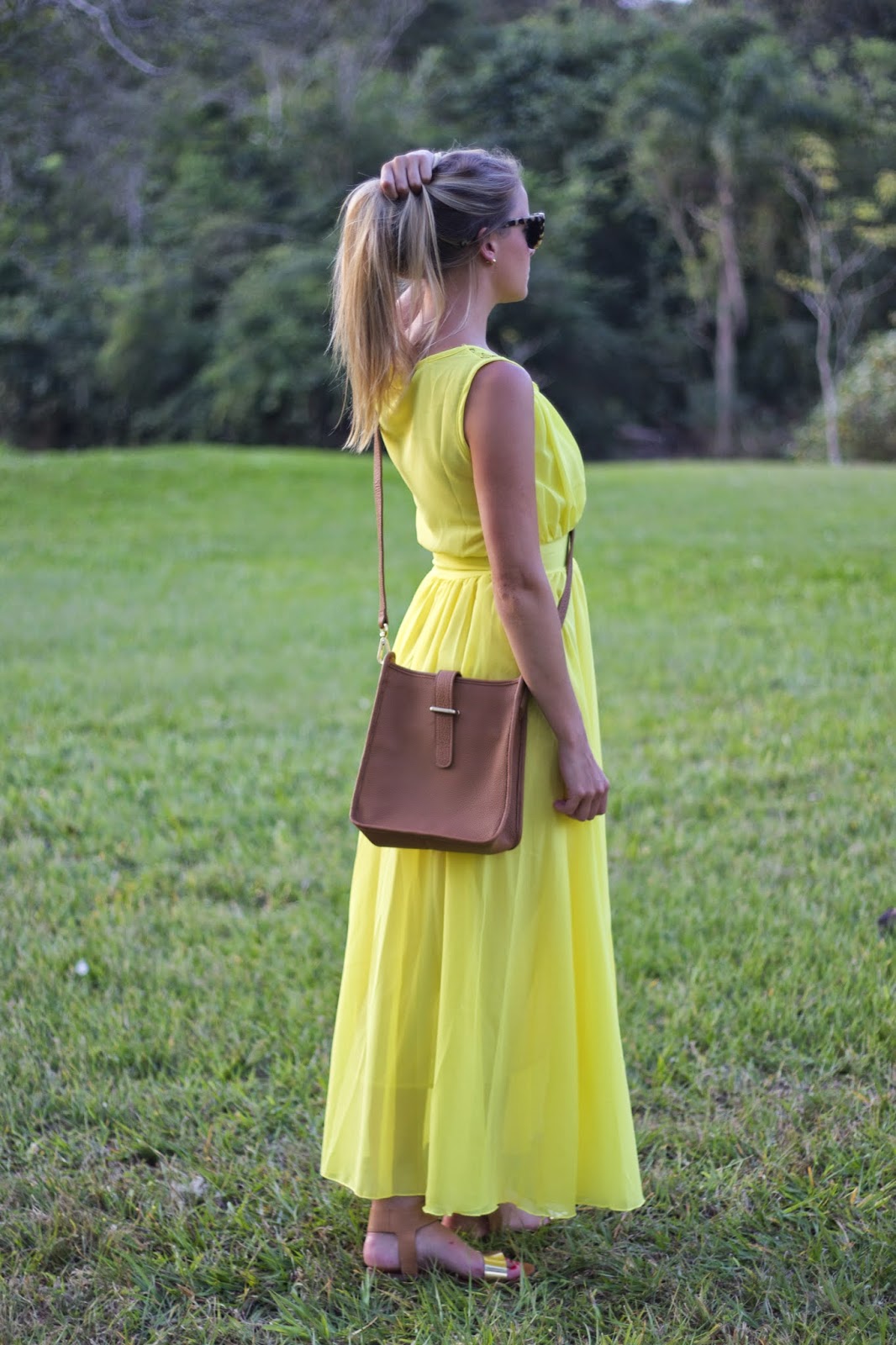 YELLOW MAXI DRESS Styled Snapshots