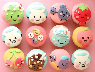 cupcakes con motivos infantiles